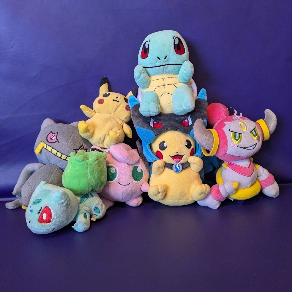 Bundle Of 7 Pokemon Plush